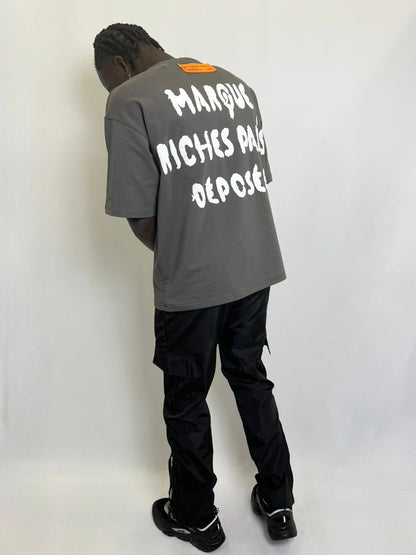 T-shirt RICHES gris