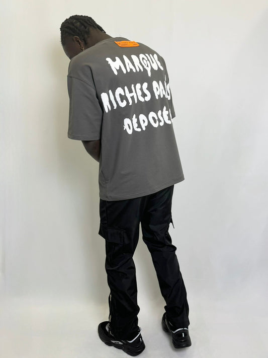 T-shirt RICHES gris