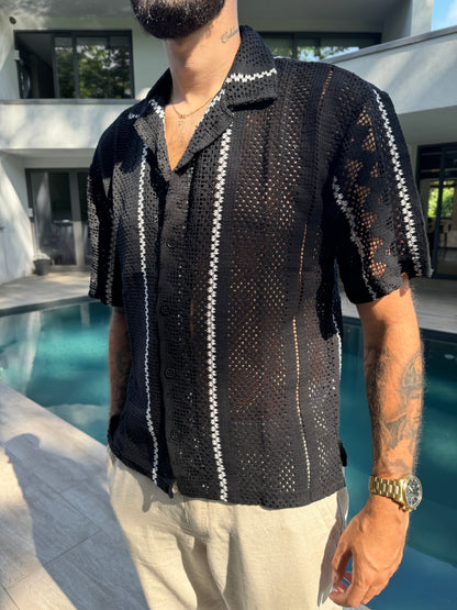 Chemise MILAN noire